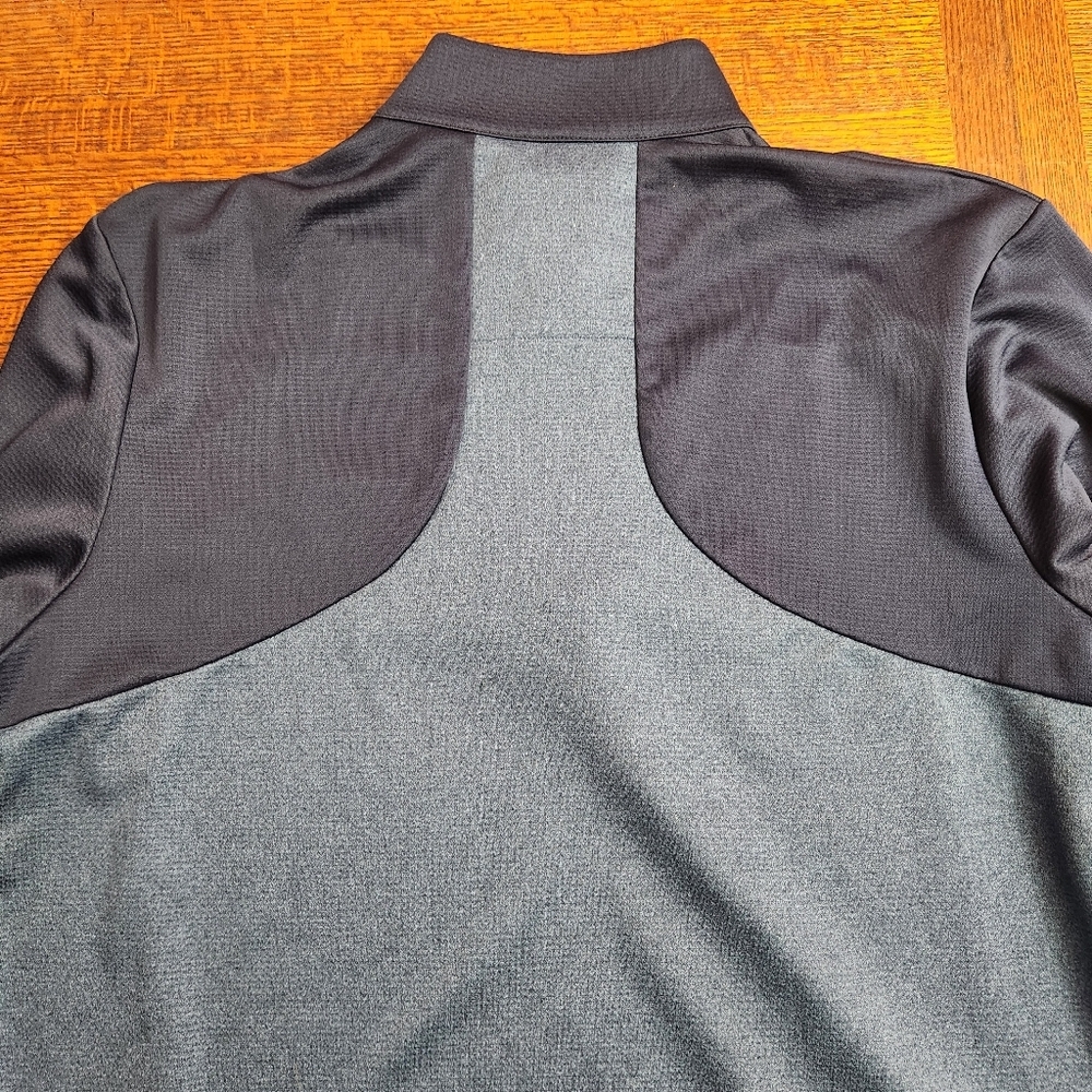 Callaway Pullover Golf Sweatshirt Large Blue Colorblock Quarter Zip Long Sleeve - Picture 10 of 11